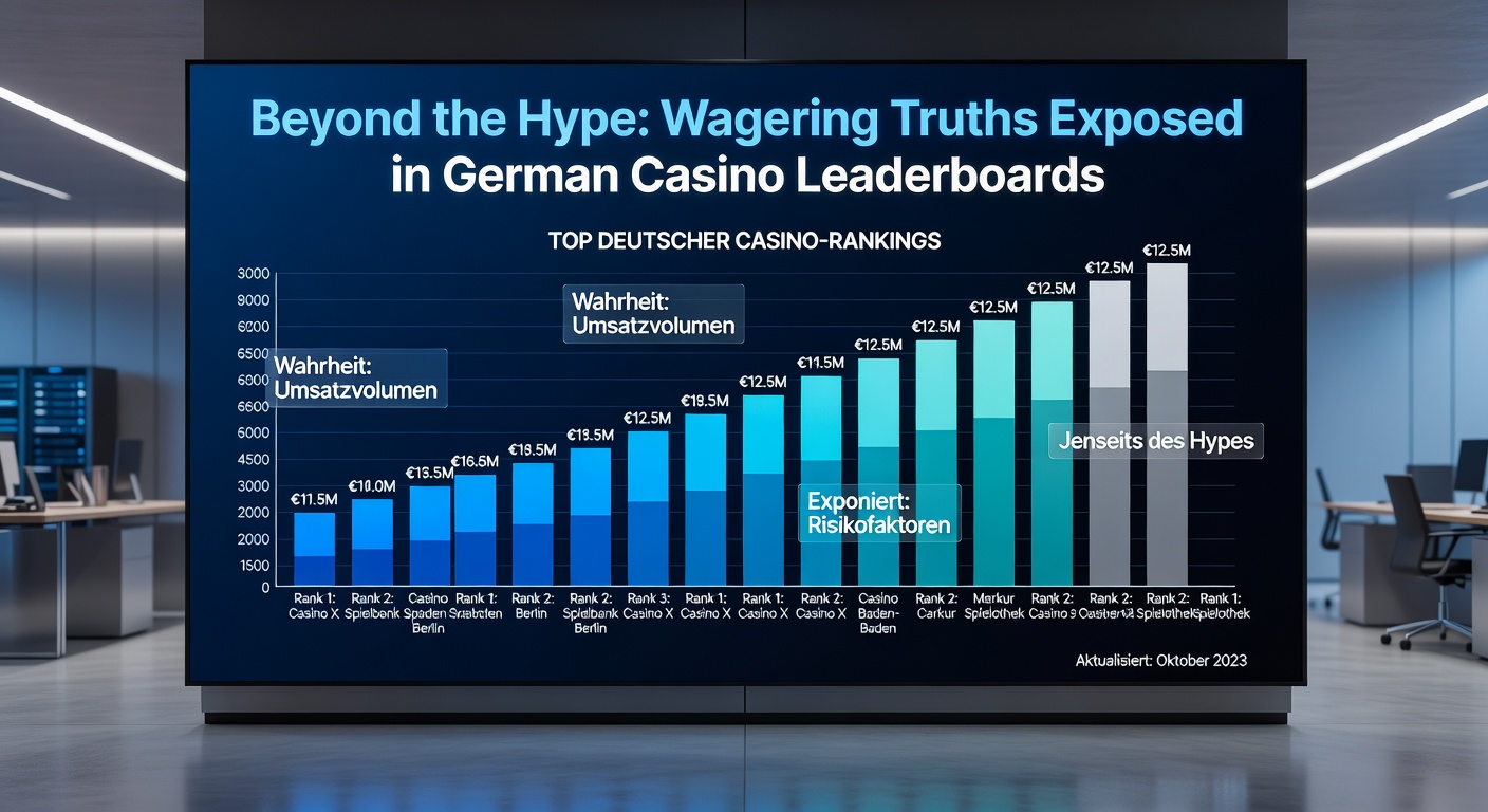 Detaillierte Ansicht einer Casino-Rangliste mit Top-Spielern und Gewinnstatistiken auf einem Bildschirm