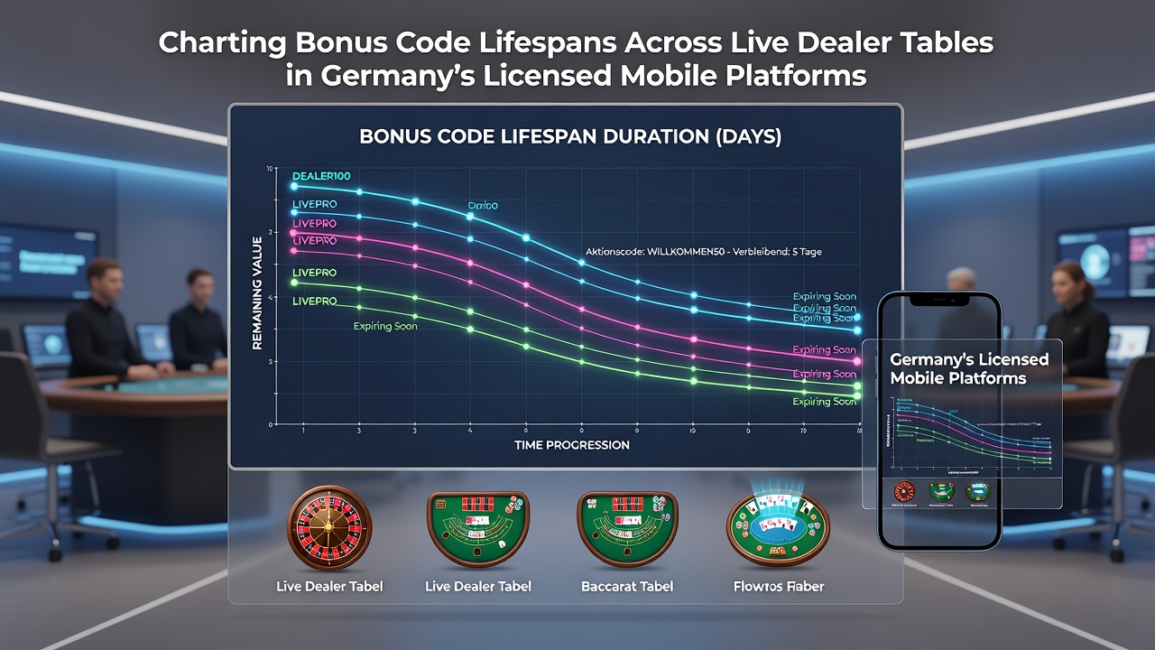 Detaillierte Darstellung der Bonus-Code-Nutzung an Live-Dealer-Tischen in deutschen mobilen Casinos