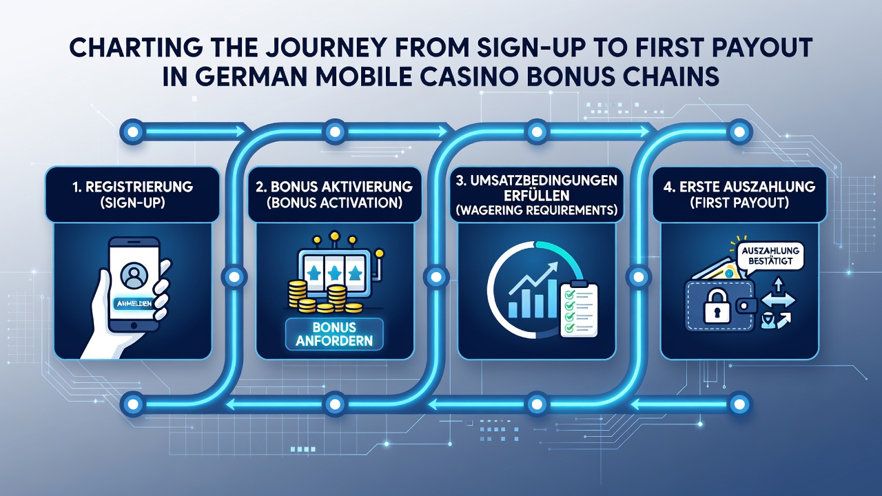 Darstellung der Auszahlungsphase und Bonuszyklen in mobilen Casino-Apps