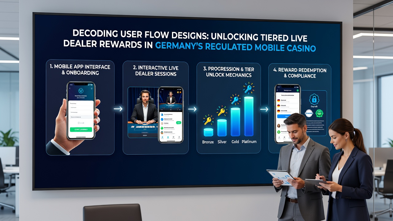 Visualisierung gestaffelter Belohnungspfade in einer regulierten deutschen Casino-App