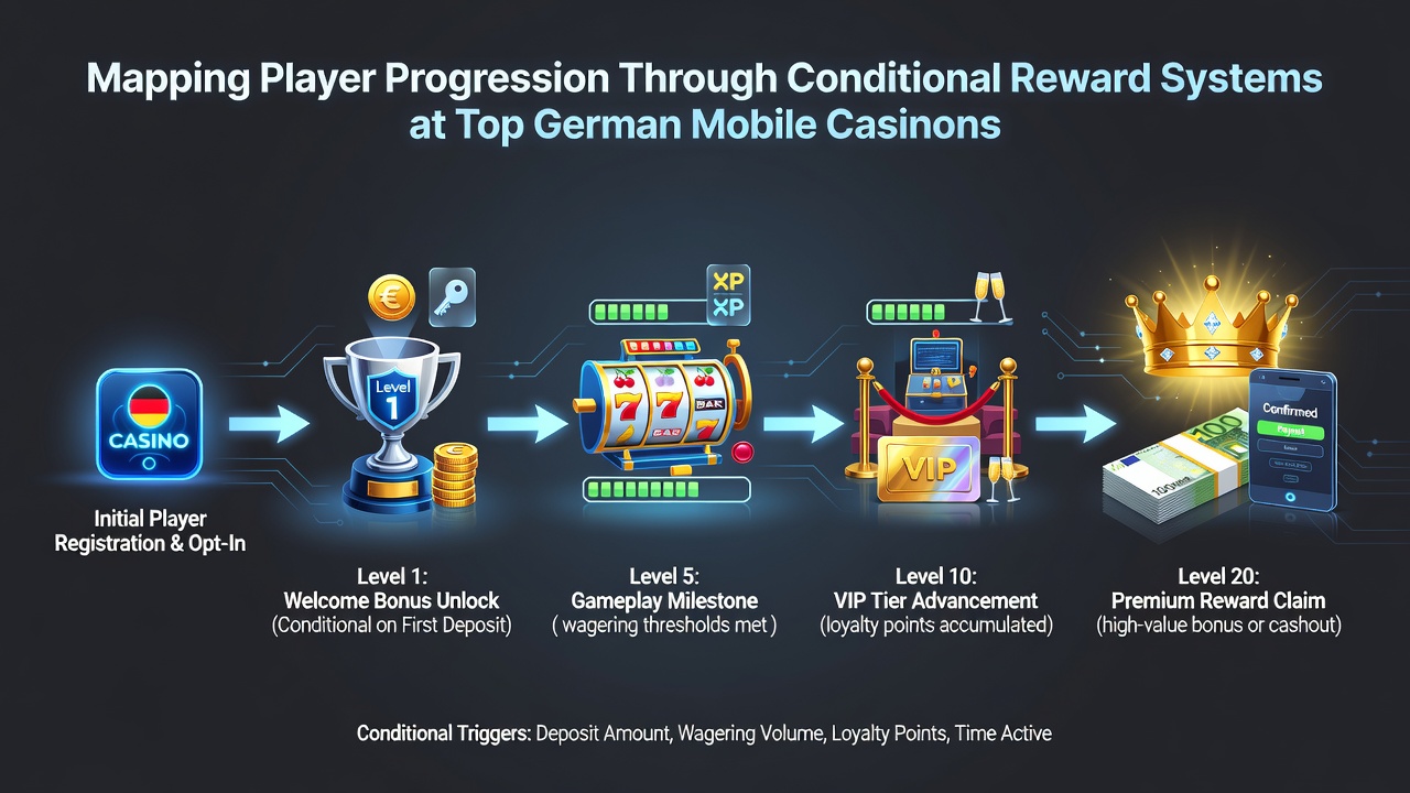 Darstellung von Spielerfortschrittsmodellen in mobilen Casinos mit bedingten Belohnungssystemen