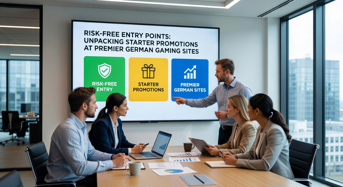 Detaillierte Infografik zu Bedingungen von Starter-Promotions, inklusive Umsatzanforderungen und Max-Gewinnlimits bei deutschen Gaming-Sites